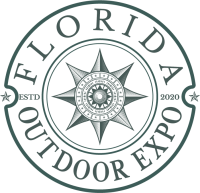 Florida Outdoor Expo Transparent Logo in Dark Sage - Allsports Productions